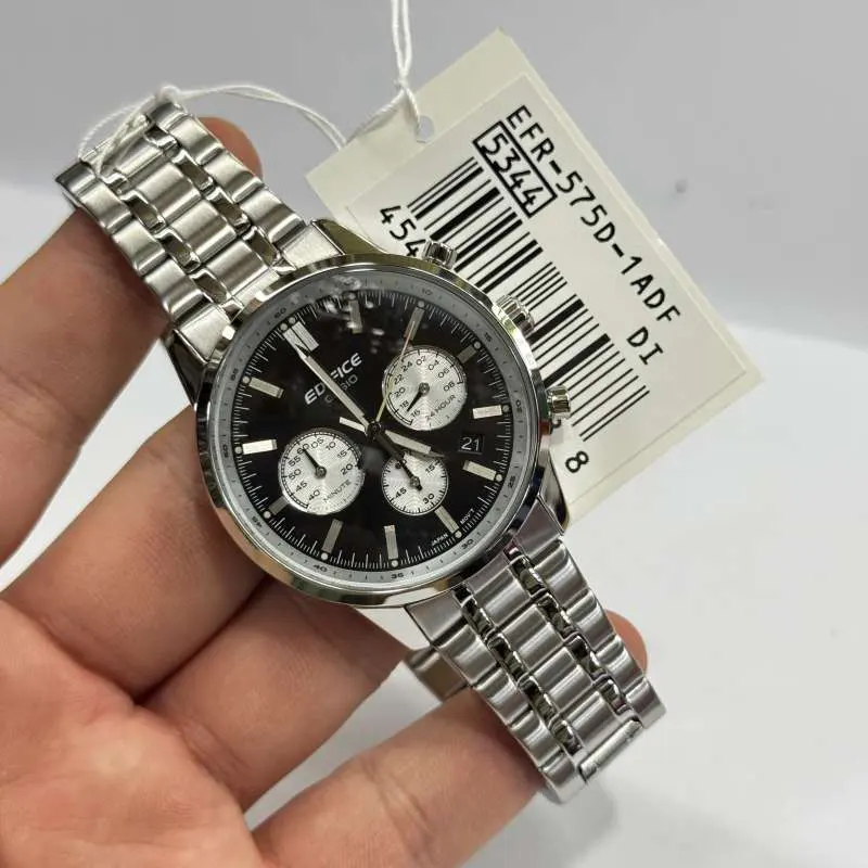 Casio Edifice Sporty chronograph Black Dial Men's Watch- EFR-575D-1AV